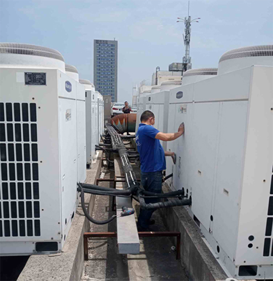 伍家岗中央空调制热和不制冷系统维修方法